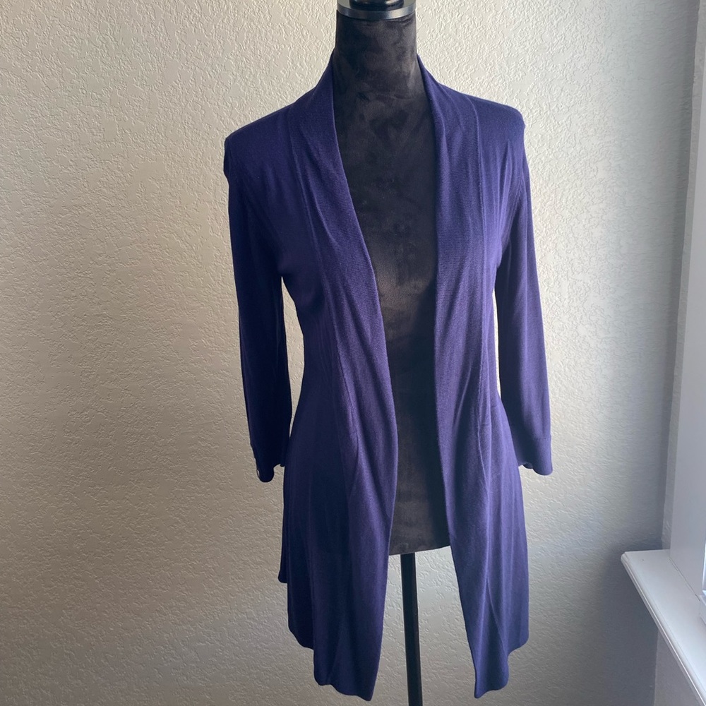 NWT Navy cardigan M